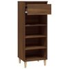 vidaXL Armoire &agrave; chaussures Ch&ecirc;ne marron 40x36x105cm Bois d'ing&eacute;nierie