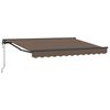 vidaXL Auvent r&eacute;tractable &eacute;lectrique Taupe 3,5 x 2 m