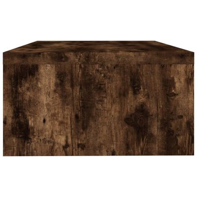 vidaXL Support de moniteur Chêne fumé 42x24x13 cm Bois d'ingénierie