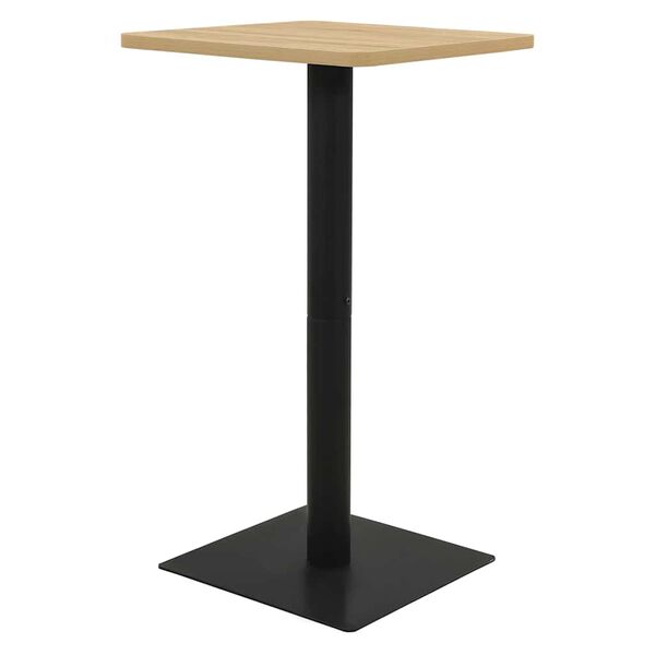 vidaXL Table de bistro Couleur ch&ecirc;ne 50x50x107 cm