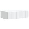 vidaXL Table d'appoint murale Blanc 59 x 34,5 x 17 cm