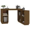 vidaXL Bureau Marron miel 110x50x75 cm Bois massif de pin