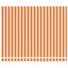 vidaXL Auvent r&eacute;tractable jaune et blanc 4,5x3 m tissu et aluminium
