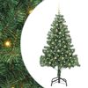 vidaXL Sapin de No&euml;l Vert 180 cm PVC