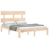 vidaXL Cadre de lit sans matelas 140x200 cm bois massif de pin