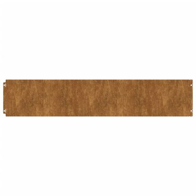 vidaXL Bordures de pelouse 10 pcs 20x103 cm acier corten flexible