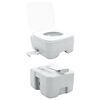 vidaXL Toilette de Camping Gris 41.5 x 36.5 x 42 cm