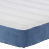 vidaXL Matelas de Lit avec matelas Bleu 80 x 200 cm tissu