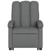 vidaXL Fauteuil inclinable Gris fonc&eacute; Tissu