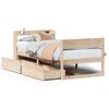 vidaXL Cadre de lit sans matelas 90x200 cm bois de pin massif