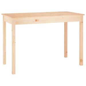 vidaXL Table &agrave; manger 110x55x75 cm Bois massif de pin