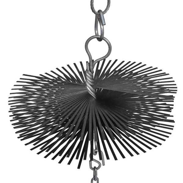 Brosse ronde pour chemin&eacute;e Dia. 25 cm