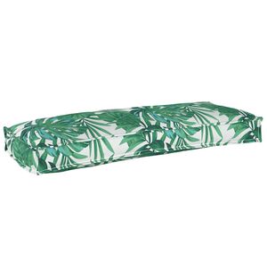 vidaXL Coussin Feuille Motif feuille 100 x 40 x 8 cm Tissu Oxford