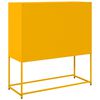 vidaXL Buffet jaune moutarde 100,5x39x107 cm acier laminé à froid