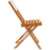 vidaXL Chaises de jardin pliantes lot de 6 tissu et bois massif