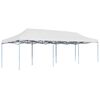 vidaXL Tente de r&eacute;ception pliable 3x9 m Blanc