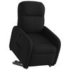 vidaXL Fauteuil inclinable &eacute;lectrique noir tissu