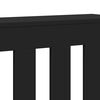 vidaXL Cache-radiateur noir 175x20x82 cm bois d'ing&eacute;nierie