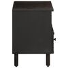 vidaXL Meuble TV noir 70x33x46 cm bois massif de manguier