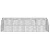 vidaXL Poulailler 2,5x8x2,25 m acier galvanis&eacute;