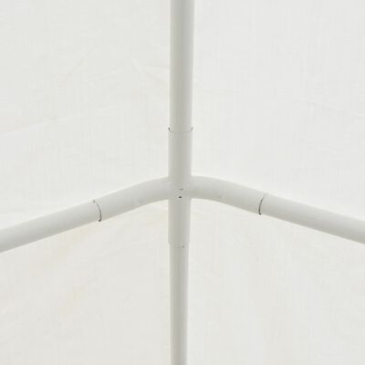 vidaXL Tente de réception PE 2 x 5 m Blanc