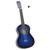 vidaXL Guitare classique de débutants et enfants Bleu 1/2 34"