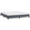 vidaXL Cadre de lit sans matelas gris fonc&eacute; California velours