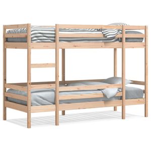 vidaXL Lit superpos&eacute; sans matelas 90x190 cm bois de pin massif