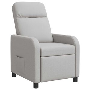 vidaXL Fauteuil inclinable Gris nuage Tissu