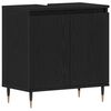 vidaXL Meuble de Lavabo de Salle de Bain Ch&ecirc;ne noir 58 x 33 x 60 cm