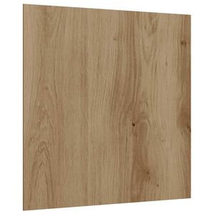 vidaXL Panneaux d&eacute;coratifs 50 pc Ch&ecirc;ne artisanal 30 x 30 x 0,27 cm