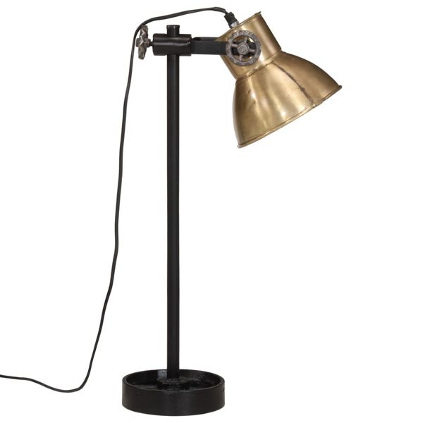 vidaXL Lampe de bureau 25 W laiton antique 15x15x55 cm E27