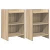 vidaXL Tables de chevet 2 pc Ch&ecirc;ne Sonoma 40 x 30 x 60 cm