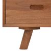 vidaXL Meuble TV 110x30x45 cm Bois de teck massif