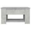 vidaXL Table basse gris b&eacute;ton 79x49x41 cm bois d'ing&eacute;nierie