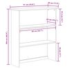 vidaXL Hutch ASKIM Marron 91 x 30 x 104 cm Bois massif en pin