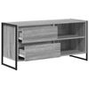 vidaXL Meuble TV Gris Sonoma 100 x 36 x 49,5 cm Bois d'ing&eacute;nierie