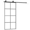 vidaXL Porte coulissante avec kit de quincaillerie 90x205 cm Verre ESG