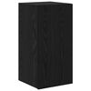 vidaXL Meuble TV mural 2 pcs Ch&ecirc;ne noir Bois d'ing&eacute;nierie