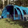 vidaXL Tente familiale tunnel 8 personnes bleu imperm&eacute;able