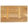 vidaXL Dessus de table à bord vivant 50x30x3,8 cm bois massif manguier