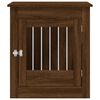 vidaXL Meuble de cage pour chiens ch&ecirc;ne marron 64,5x80x71 cm