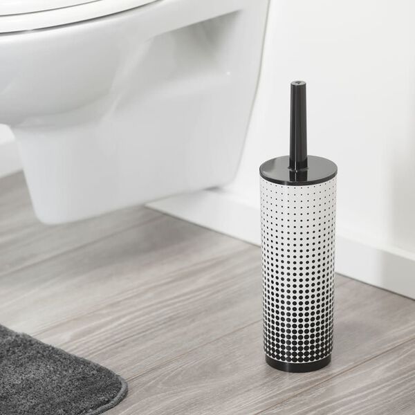 Brosse de toilette support noir Speckles Sealskin 361890519