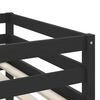 vidaXL Lit mezzanine enfants avec rideaux sans matelas 90x190 cm