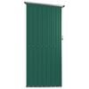 vidaXL Abri de jardin vert 118,5 x 97 x 209,5 cm Acier galvanis&eacute;