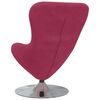 vidaXL Fauteuil œuf Bordeaux 63 x 73 x 90 cm Velours