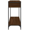 vidaXL Table console chêne marron 100x34,5x75 cm bois d'ingénierie