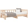 vidaXL Lit de jour et lit gigogne sans matelas 90x200 cm bois massif
