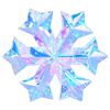 vidaXL Flocon de neige LED prismatique et iris&eacute; Multicolore
