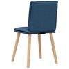 vidaXL Chaises &agrave; manger lot de 6 bleu tissu